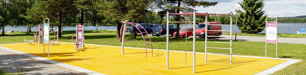 Ulkokuntoilualue Lieksan satamassa