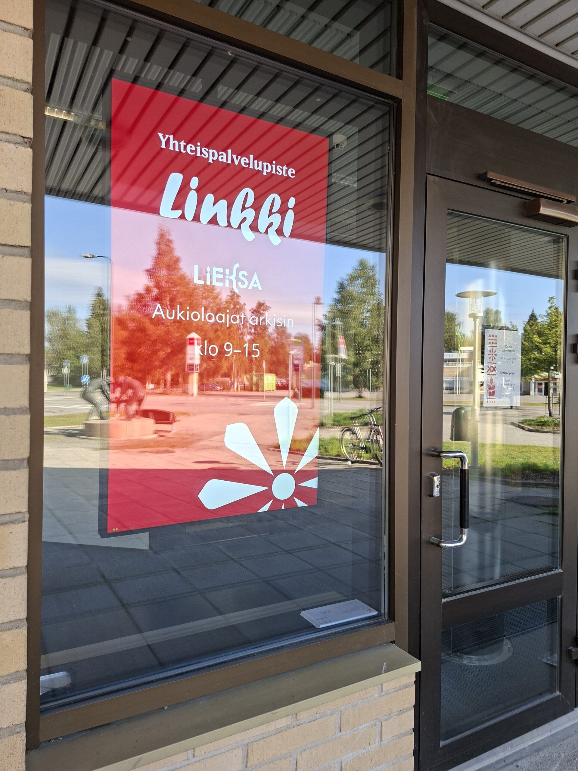 Asiakapalvelupiste Linkin aukioloaika 14.11.2025