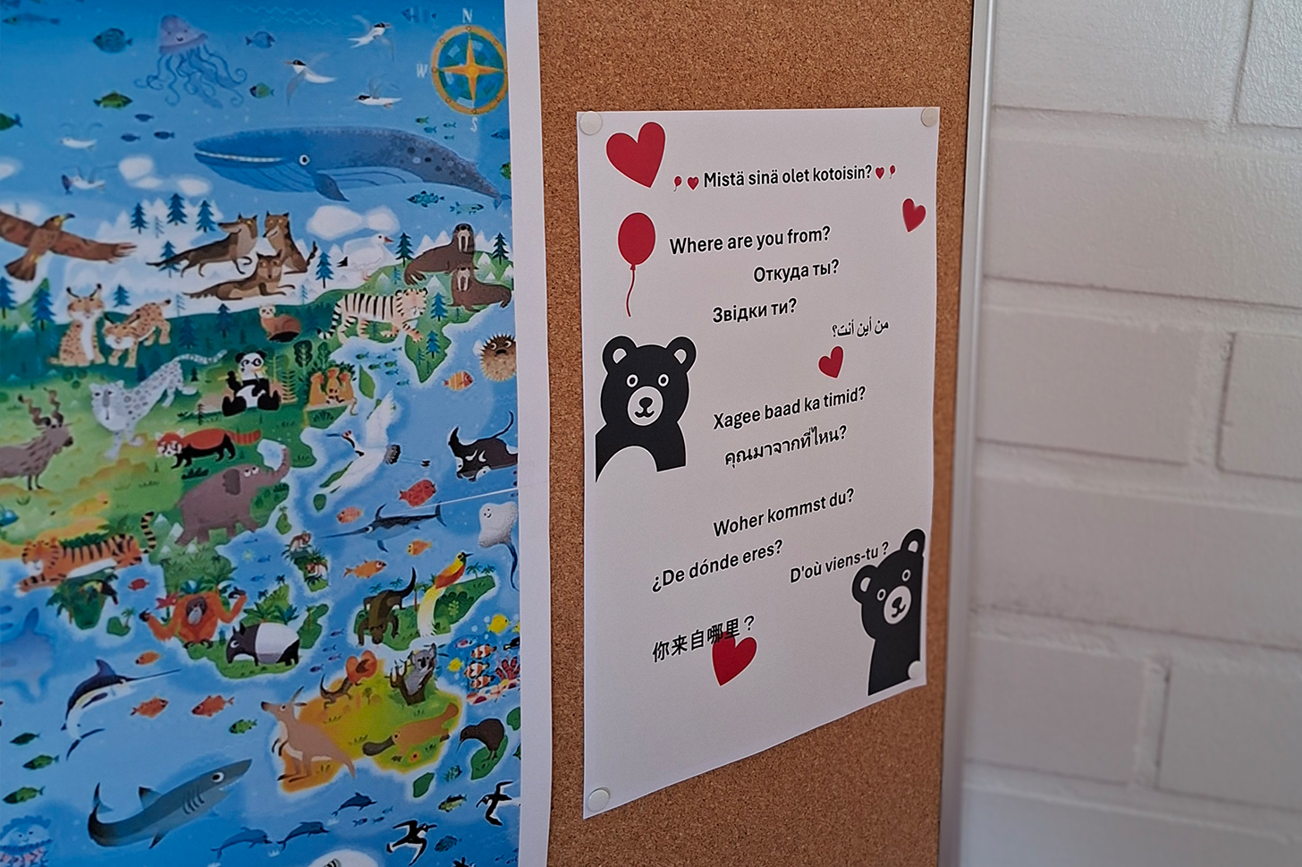 Lasten nurkkaus - eri kielillä mistä sinä olet kotoisin