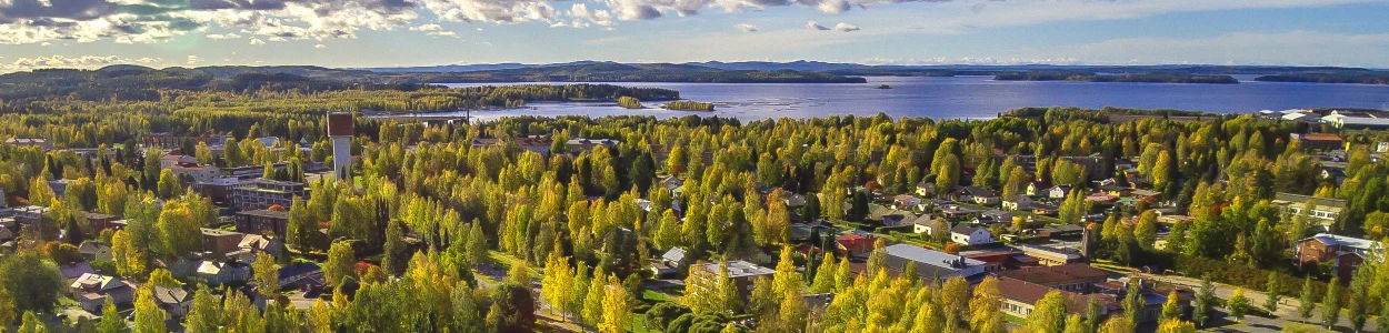 Ilmakuva Lieksasta