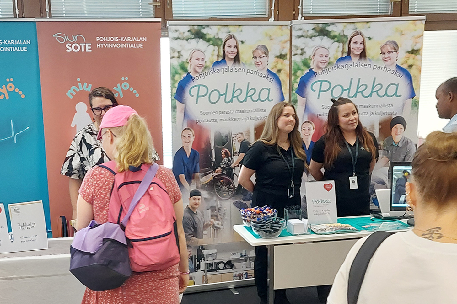 Tyollisyyspalveluita messuilla Lieksassa